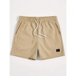 Graphic Pattern Comfy Shorts, Men's Casual Waist Drawstring Shorts For Summer Basketball Beach Resort