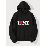 I Love My Girl Friend Print Hoodie, Cool Hoodies For Men, Men's Casual Graphic Design Pullover Hooded Sweatshirt With Kangaroo Pocket Streetwear For Winter Fall, As Gifts