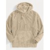 Vintage Corduroy Hoodies For Men, Men's Casual Pullover Hooded Sweatshirt With Kangaroo Pocket Streetwear For Winter Fall, As Gifts